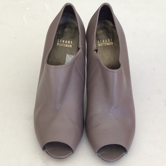 Steward Weitzman sleep on heeled ankle booty color taupe size 40 - Picture 1 of 5